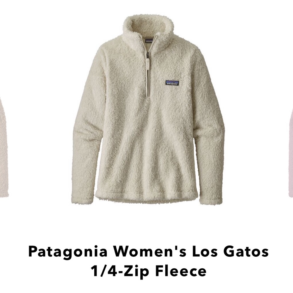 Patagonia 1/4 zip pullover in Dyno White xs